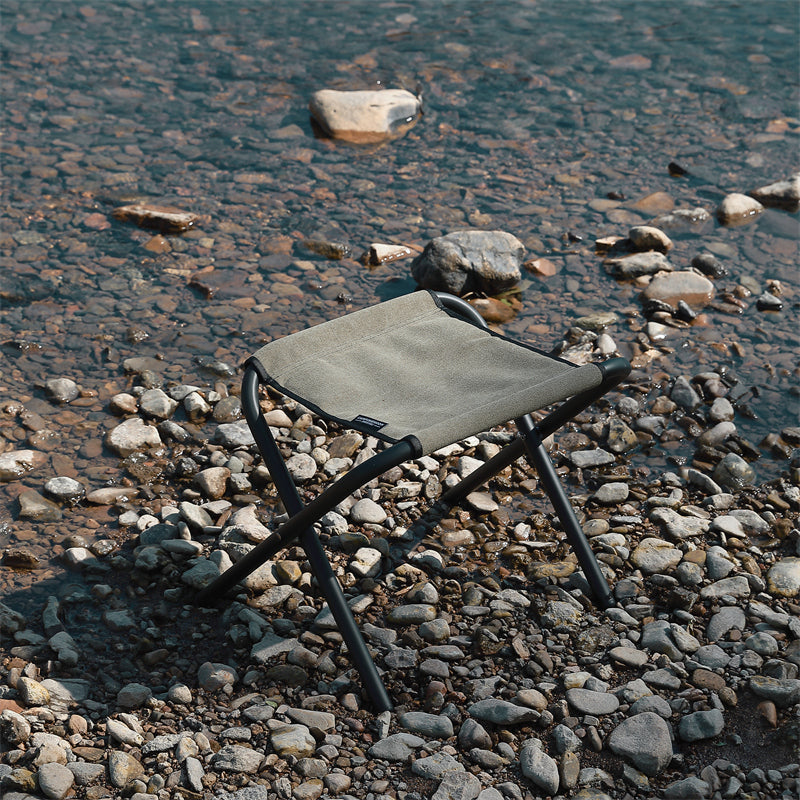 CAMPINGMOON Foldable Cotton Canvas Camping Chair Campfire High Back Low Style Relaxing Chair Coyote Brown F-1002C-CF並行輸入 F-1003C-K Foldable Cotton Canvas Camping Chair \u2013 Low Style, Khaki