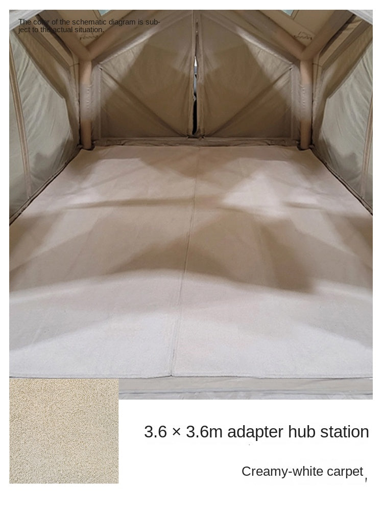 Coody Air Tent Interior Premium Carpet Mat Portable Multipurpose Tent Specific Carpet Solid Color Style Blanket Moisture-proof Cotton Yarn