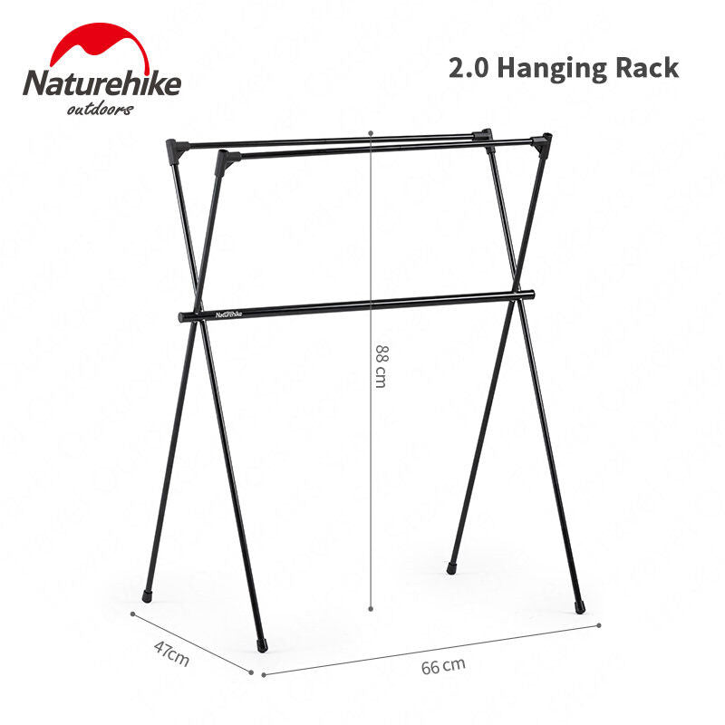 Naturehike Triangular Hanging Rack Shelve Outdoor Camping Equipment Hook Utensil Tableware Cookware Tools Triangle Hang Shelf 8kg Max Load Ultralight Portable Aluminum Alloy Nature Hike ChenYi