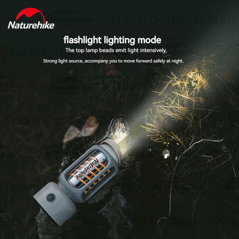 Naturehike STAR SHOWER A Small Atmosphere Night Light USB Charging LED Lantern IPX4 Waterproof Tent Hiking Camping Lamp 4.5-12H Rechargeable Battery