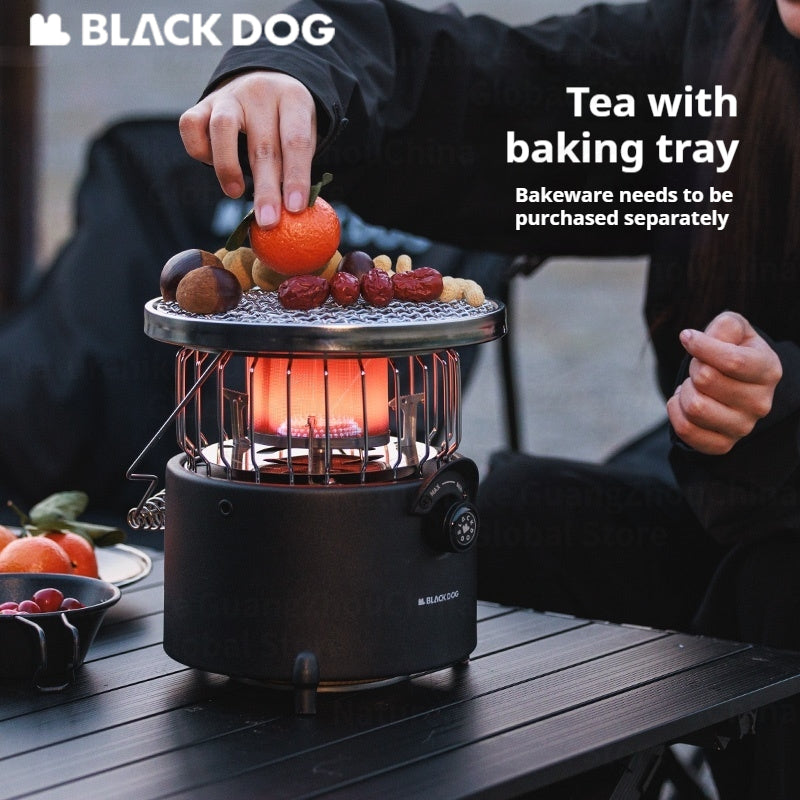 BLACKDOG Multifunctional Heating Stove 2480W High Power Furnance Water Boiler Butane Canister Gas Burner Oven Outdoor Camping Winter Heater Adjustable