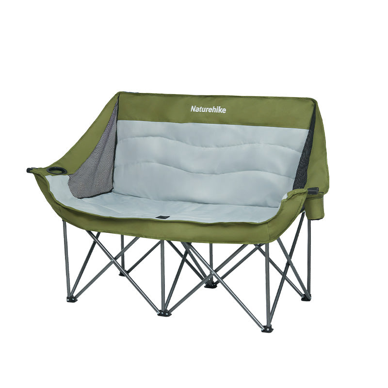 Naturehike COMFORT MAX Double Folding Chair Camping Portable Soft Padded Cushions 240kg Max Load