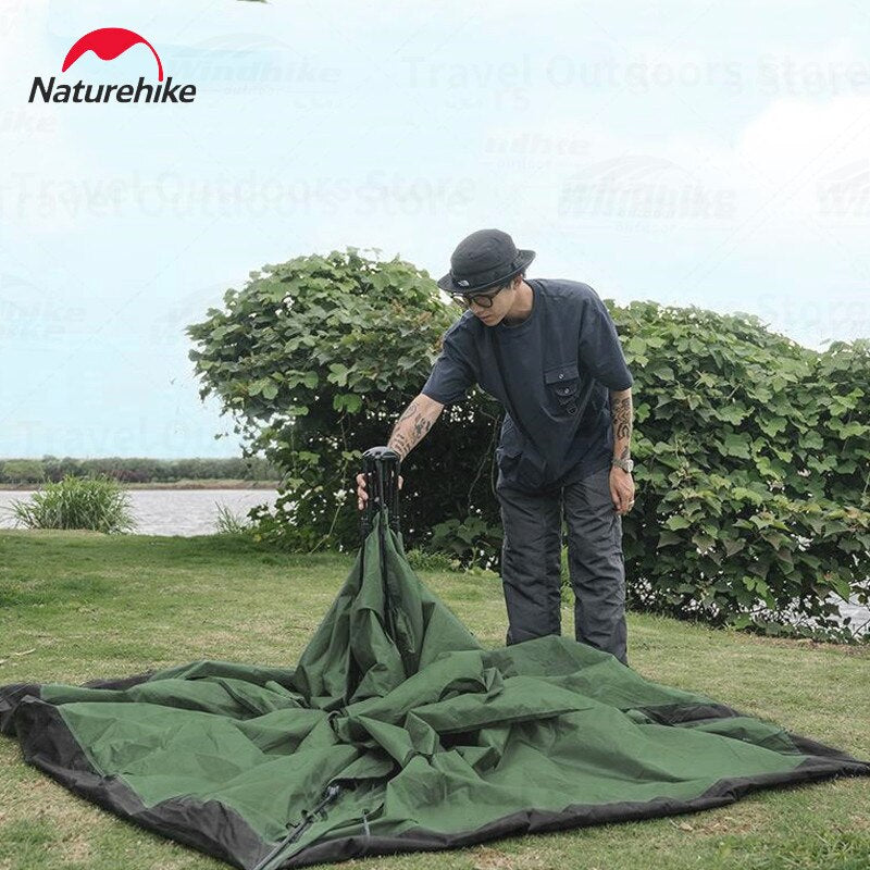 Naturehike Automatic Pop Up Camping Tent Fast Quick Build 3 and 4 Person Dome Style 210D Polyester Waterproof 3000mm Instant Auto Outdoor Shelter