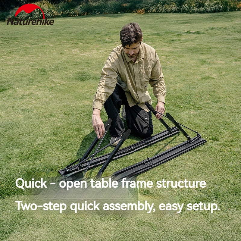 Naturehike IGT 02 Folding Camping Table Adjustable Height Modular IGT Outdoor Picnic Table Rack