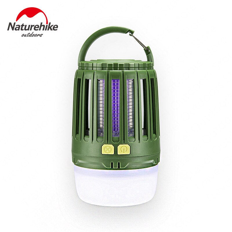 Naturehike Mosquito Killing Outdoor Lamp Repellant Multi-Function Camping Anti Insect Waterproof Tent Lantern Light LED USB Rechargeable