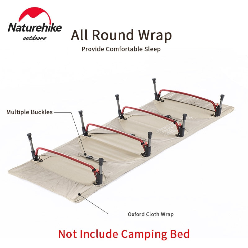 Naturehike Soft Cushion Folding Bed Cover Mat Pad Sleeping Cot Comfortable Cotton Add-on Foldable Mattress Outdoor Camping Ultralight Portable Warm