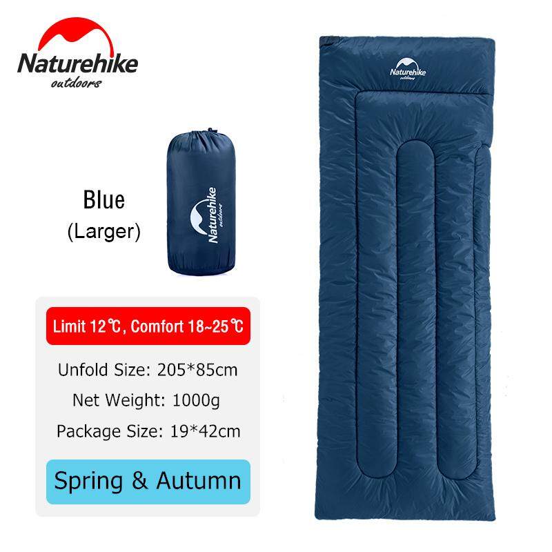 Naturehike H150 Outdoor Envelope Cotton Sleeping Bag Ultralight Portable Water Repellent Breathable Camping Sleeping Bag Nature Hike