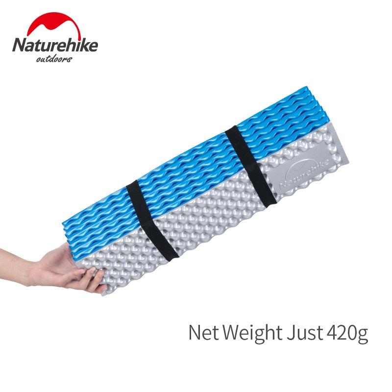 Naturehike Outdoor 1.8CM Thickness Moisture-proof Sleeping Mat Pad Single Person Egg Nest Tray Groove Folding Camping Portable Pad Soft Tent Bed