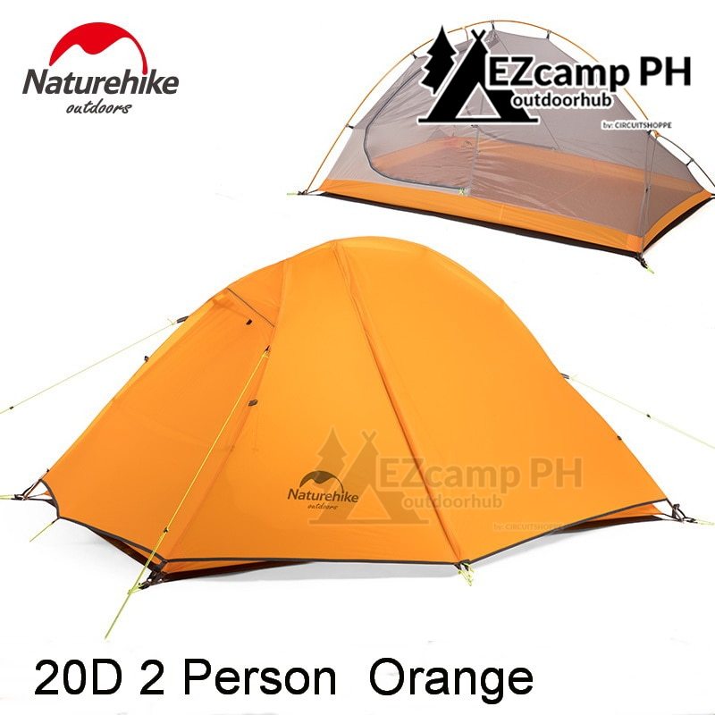 Naturehike SPIDER Series 1 and 2 Person Ultralight Cycling Camping Tent Outdoor Waterproof  210T 20D Material 3 Season Portable Hiking Backpacking