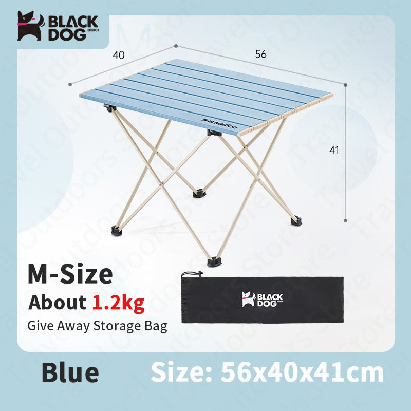 BLACKDOG by Naturehike PARK Series Portable Aluminum Alloy Camping Folding Table Ultralight Heavy Duty Picnic Travel Garden Tea Dining Table