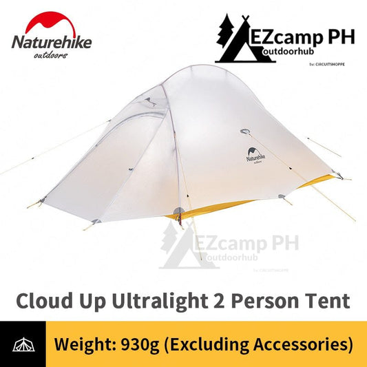 Naturehike CLOUD UP 2 Person 10D Ultralight 930g Camping Professional Tent Waterproof Windproof Ultra Lighweight Nature Hike Hiking Backpacking