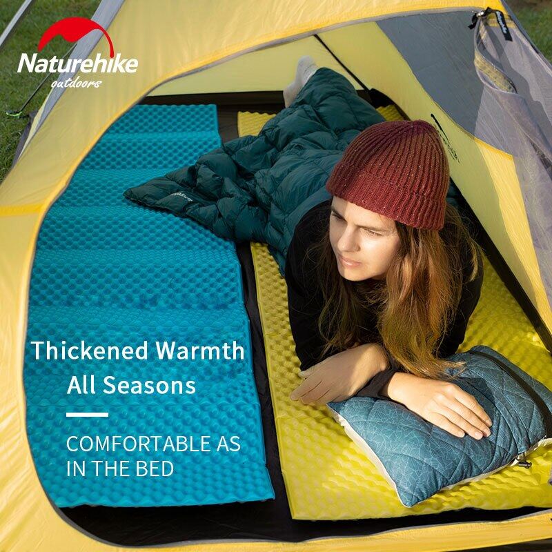 Naturehike Camping Mat Foldable 2.5CM Thickness Ultralight Egg Nest Tray Sleeping Mat Moisture Proof Foam Pad Soft Portable Tent Mat IXPE