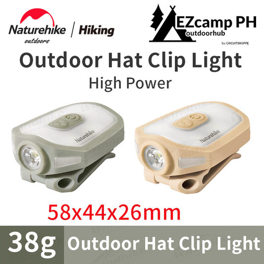 Naturehike Outdoor Ultralight Camping Led Headlights 38g Night Lighting Fishing Hat Clip Light Adjustable Lighting Equipment Led Lamp