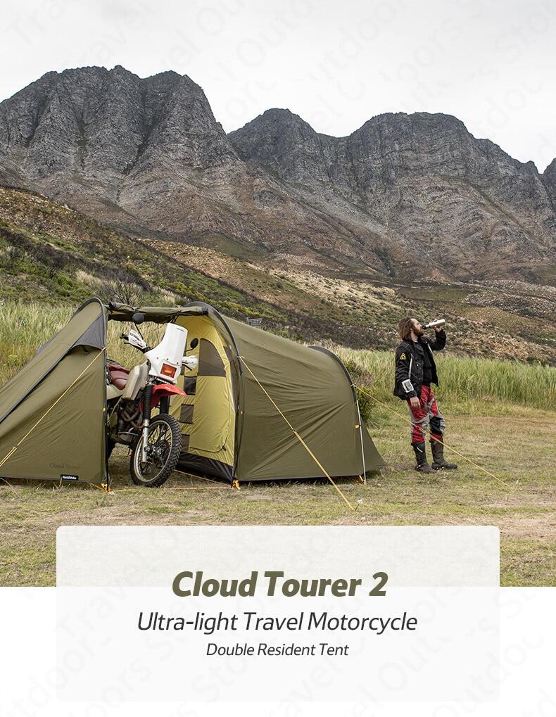 Naturehike Cloud Tourer 2 Ultralight Motorcycle 2 Person Camping Tent –  ezcampphoutdoorhub