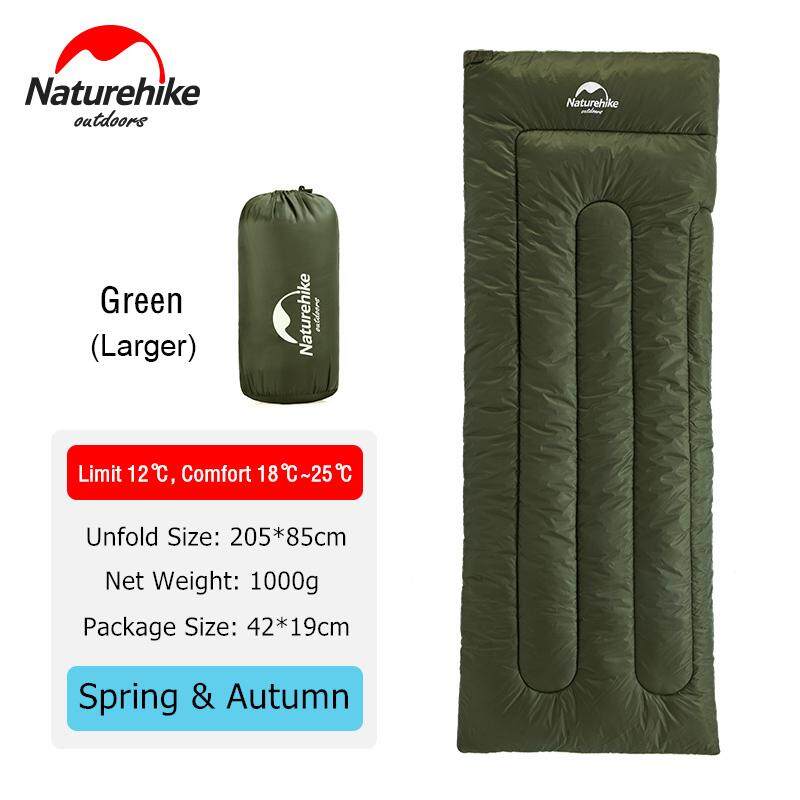 Naturehike H150 Outdoor Envelope Cotton Sleeping Bag Ultralight Portable Water Repellent Breathable Camping Sleeping Bag Nature Hike