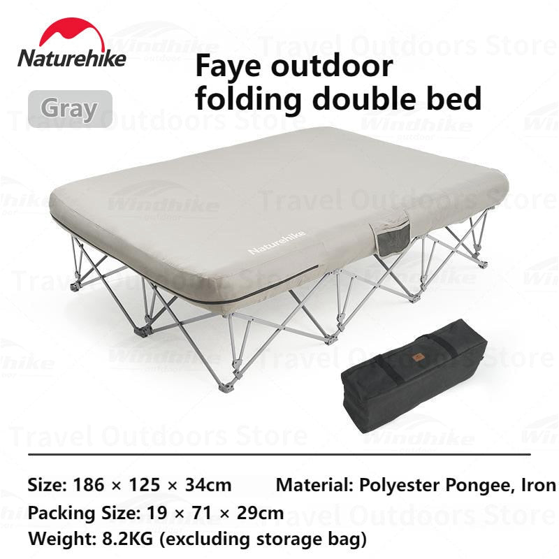 Naturehike Wide Folding Bed Frame for Air Foam Mattress Camping Outdoo ezcampphoutdoorhub