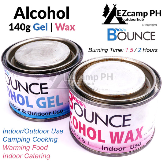 BOUNCE 140g  5KG Alcohol GEL  WAX Indoor Outdoor Camping Cooking Chafing Food Catering Heating Warming Stove Burner Portable Fuel Camp Gas Warmer