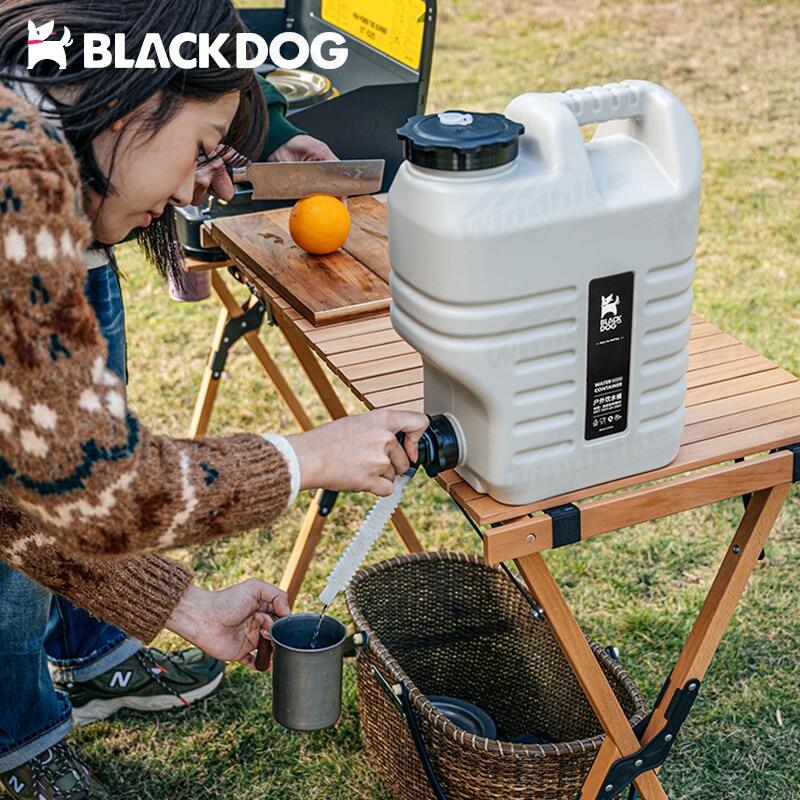 BLACKDOG by Naturehike Camping 12L PP PE Water Container Bottle Drinking Water Storage Bucket with Faucet Outdoor Heavy Duty Handy Jug Tank