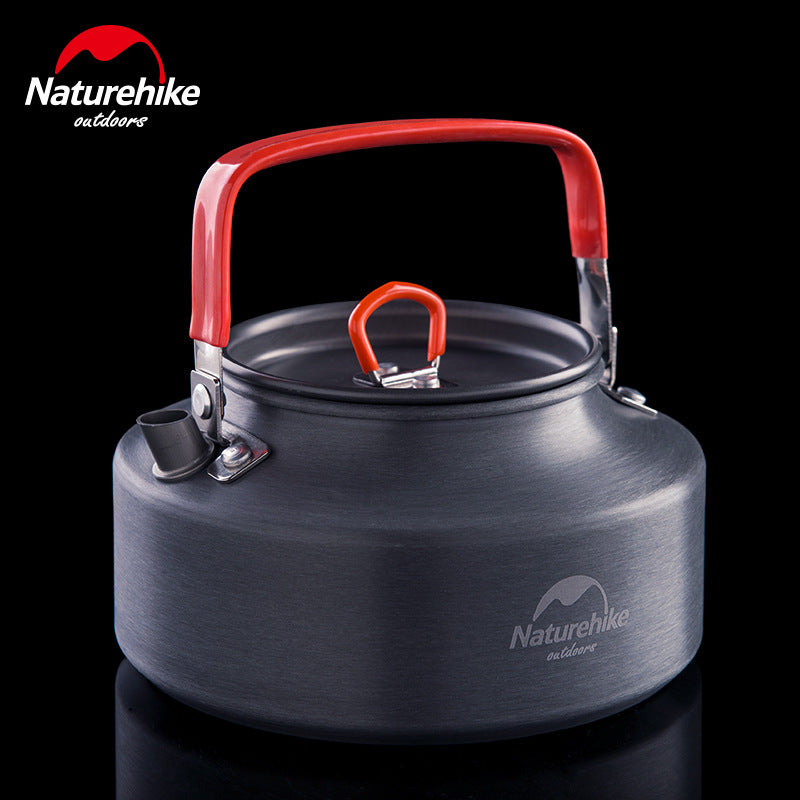 NatureHike 1.1L | 1.45L Outdoor Camping Cookware Kettle Aluminum Alloy Boil Boiling Water Coffee Pot Ultralight Tea Pot Camping Trip Tourism Hiking