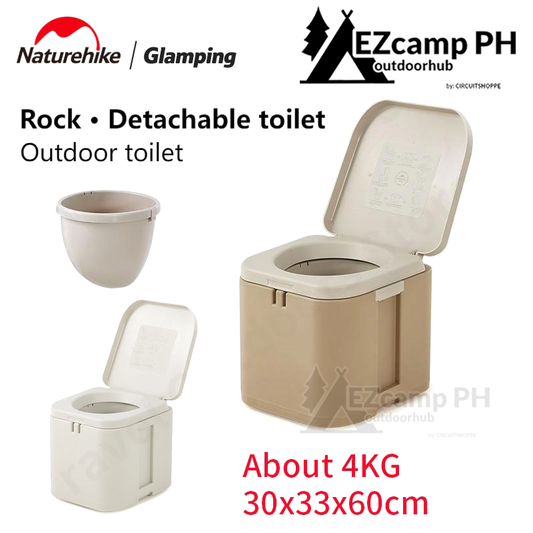 Naturehike Portable Outdoor Camping Travel Toilet Detachable Internal Liner Optional Biodegradable Trash Waste Garbage Storage Bag Liquid Coagulant