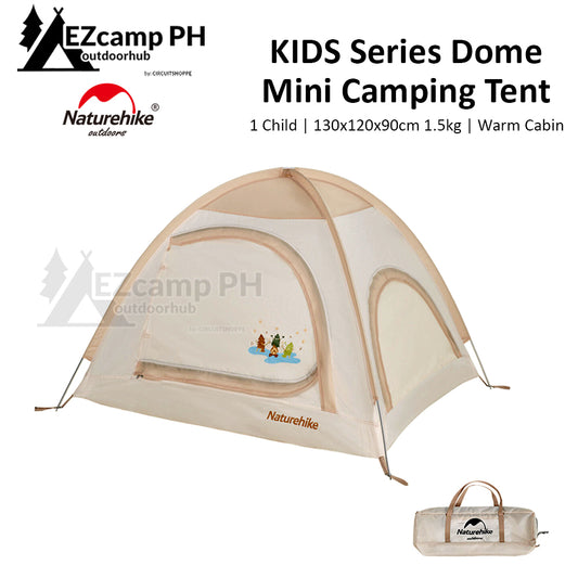 Naturehike KIDS Series Children Mini Camping Tent 210T Single Breathable Girls Boys Park Dome Waterproof Tent 1.5kg Ultralight Little House For Kids