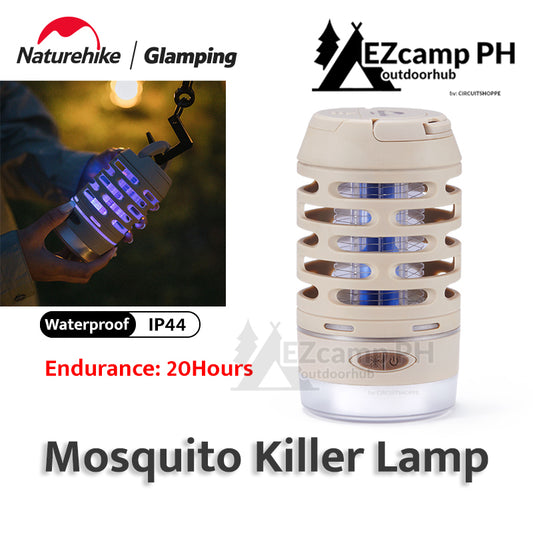 Naturehike Outdoor Mosquito Killer Lamp LED Light Insect Killing Multifunction Camping Lighting USB Rechargeable Lantern IP44 Waterproof