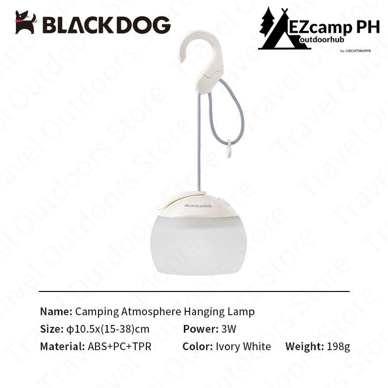 BLACKDOG by Naturehike String Hanging Atmosphere Camping LED Light Camp Ambient Lantern IPX4 Waterproof Hang Soft Lighting USB Battery Charging