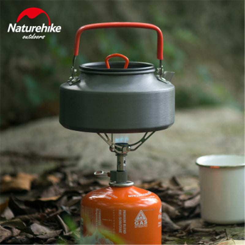 NatureHike 1.1L | 1.45L Outdoor Camping Cookware Kettle Aluminum Alloy Boil Boiling Water Coffee Pot Ultralight Tea Pot Camping Trip Tourism Hiking