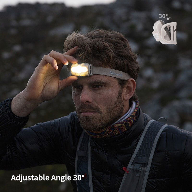 Naturehike Outdoor Sports Running Mini Headlamp Antiperspirant Headband USB Charge LED Night Light Camping Lamp Headlamp Headlight Ultralight