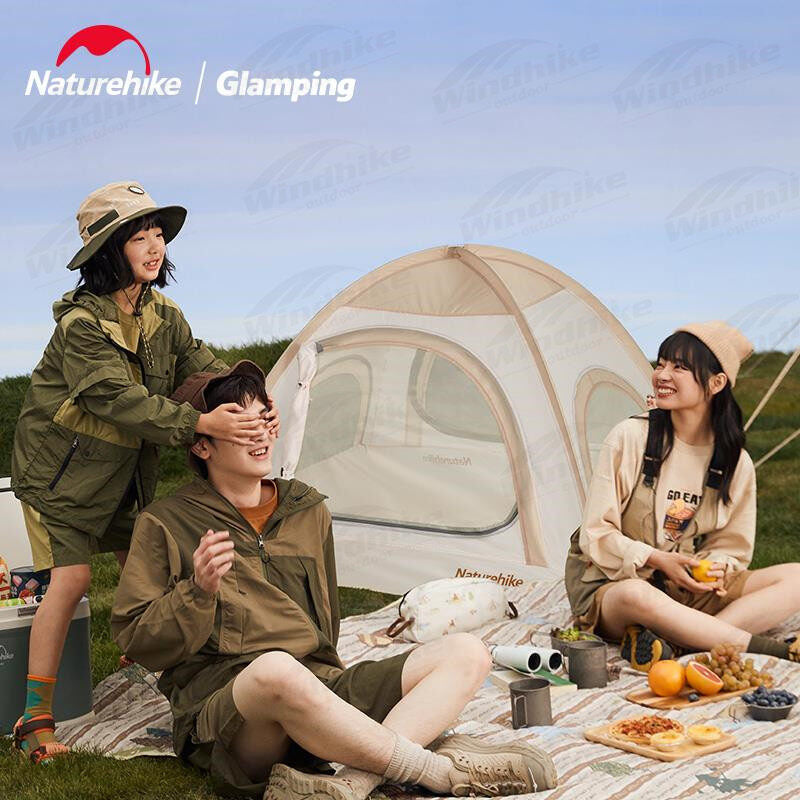 Naturehike KIDS Series Children Mini Camping Tent 210T Single Breathable Girls Boys Park Dome Waterproof Tent 1.5kg Ultralight Little House For Kids