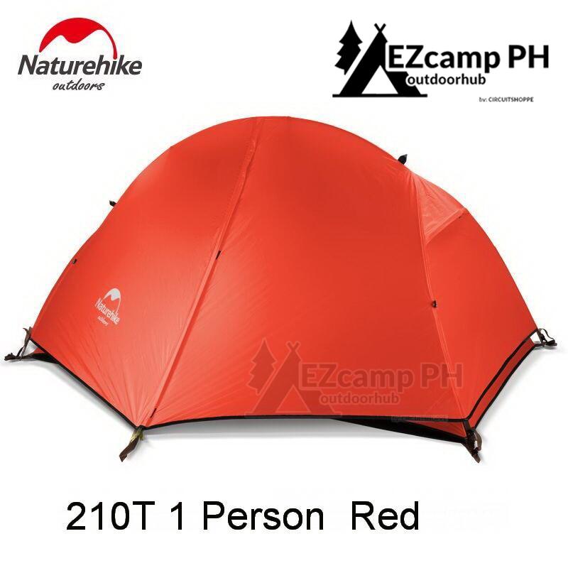 Naturehike SPIDER Series 1 and 2 Person Ultralight Cycling Camping Tent Outdoor Waterproof  210T 20D Material 3 Season Portable Hiking Backpacking