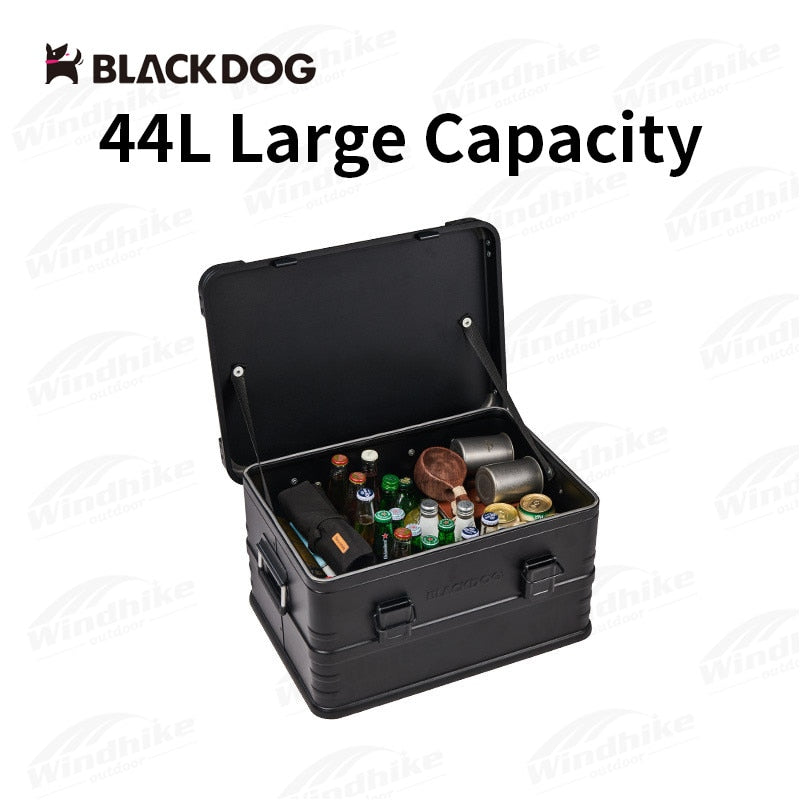 BLACKDOG by Naturehike Portable Storage Box 44L Black Metal Aluminum –  ezcampphoutdoorhub