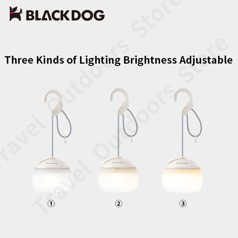 BLACKDOG by Naturehike String Hanging Atmosphere Camping LED Light Camp Ambient Lantern IPX4 Waterproof Hang Soft Lighting USB Battery Charging