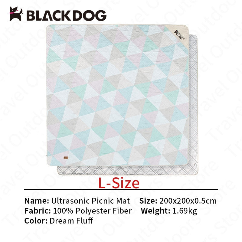 BLACKDOG by Naturehike PARK Series Outdoor Picnic Mat 2 Sizes Ultralight Soft Moisture Proof Beach Mat Pad Aluminum Bottom Waterproof Machine Washable