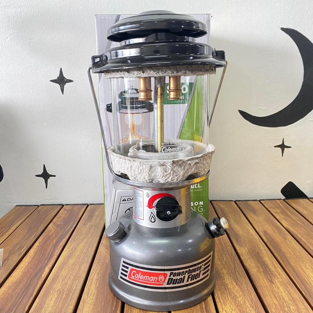 Coleman Powerhouse Dual Fuel Lantern Lamp Original Outdoor Model 295