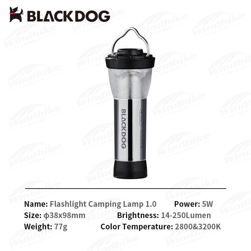 BLACKDOG by Naturehike Lighthouse Camping Lantern USB Charging LED Lamp Light Multi Configuration Outdoor Waterproof Atmosphere Lighting Flashlight