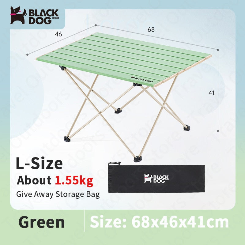 BLACKDOG by Naturehike PARK Series Portable Aluminum Alloy Camping Folding Table Ultralight Heavy Duty Picnic Travel Garden Tea Dining Table