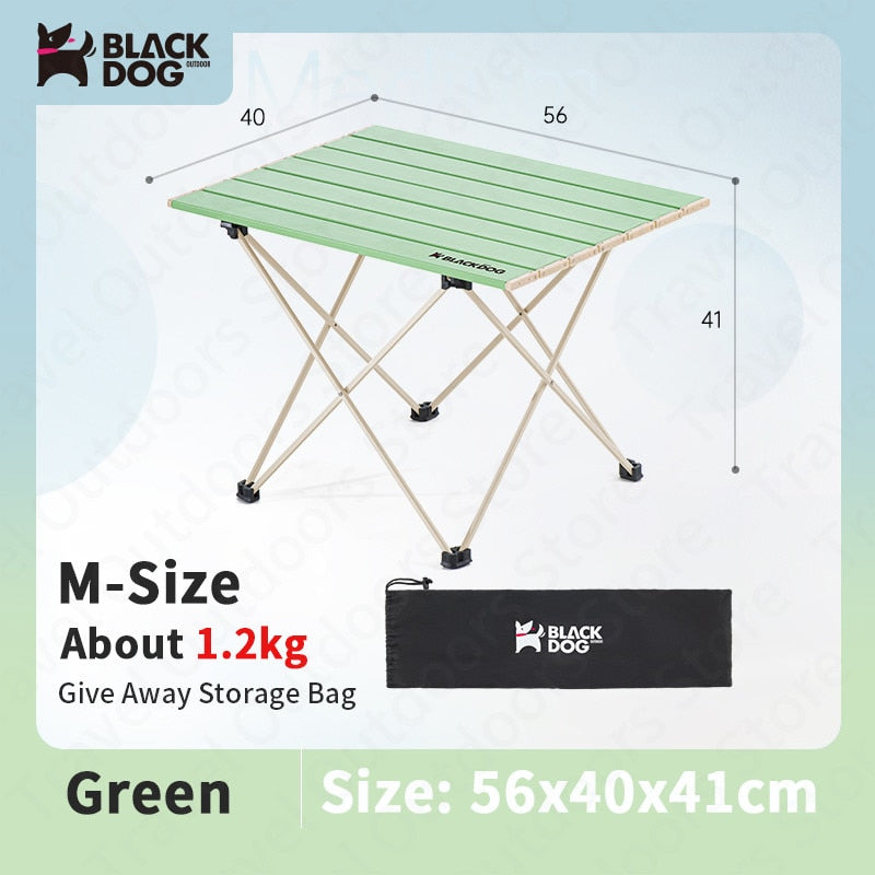 BLACKDOG by Naturehike PARK Series Portable Aluminum Alloy Camping Folding Table Ultralight Heavy Duty Picnic Travel Garden Tea Dining Table