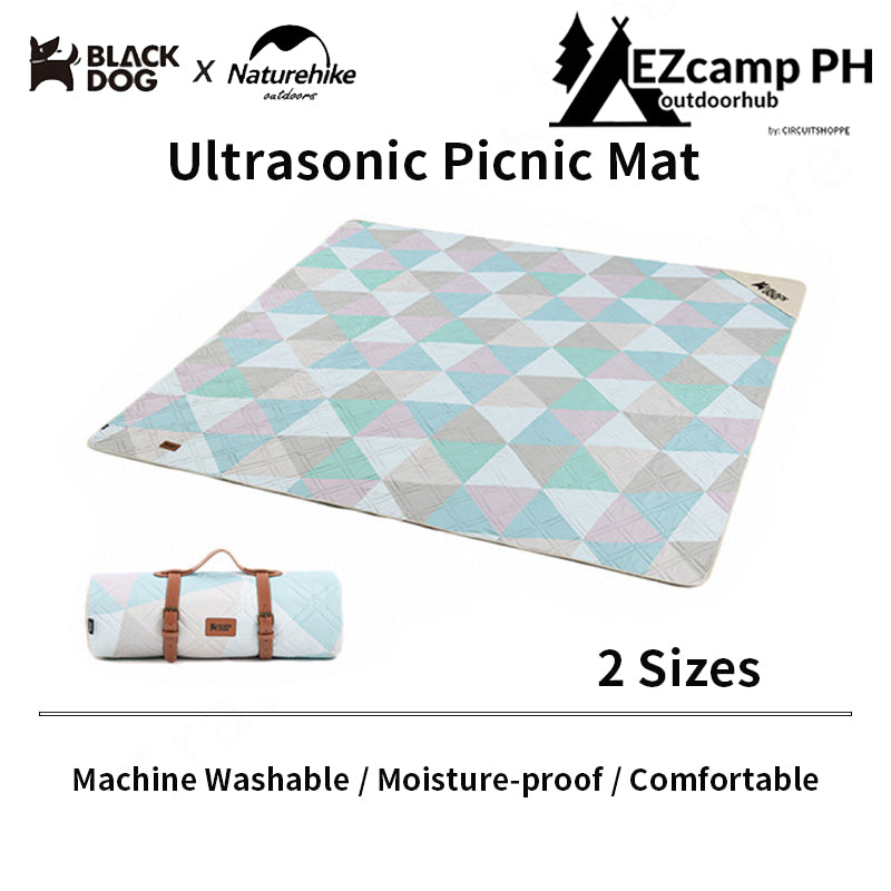 BLACKDOG by Naturehike PARK Series Outdoor Picnic Mat 2 Sizes Ultralight Soft Moisture Proof Beach Mat Pad Aluminum Bottom Waterproof Machine Washable