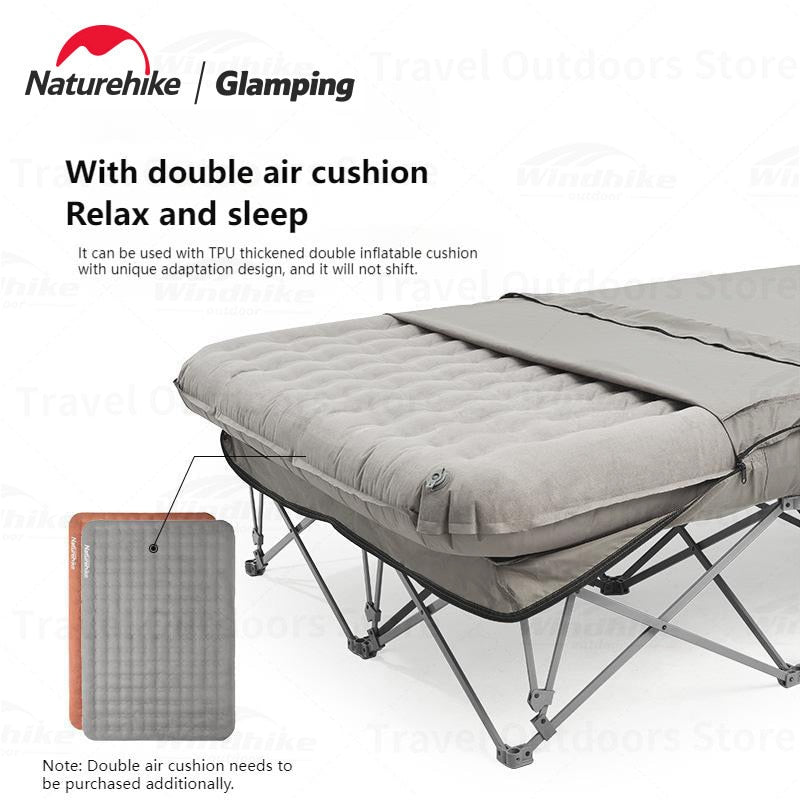 Naturehike Wide Folding Bed Frame for Air Foam Mattress Camping Outdoo ezcampphoutdoorhub