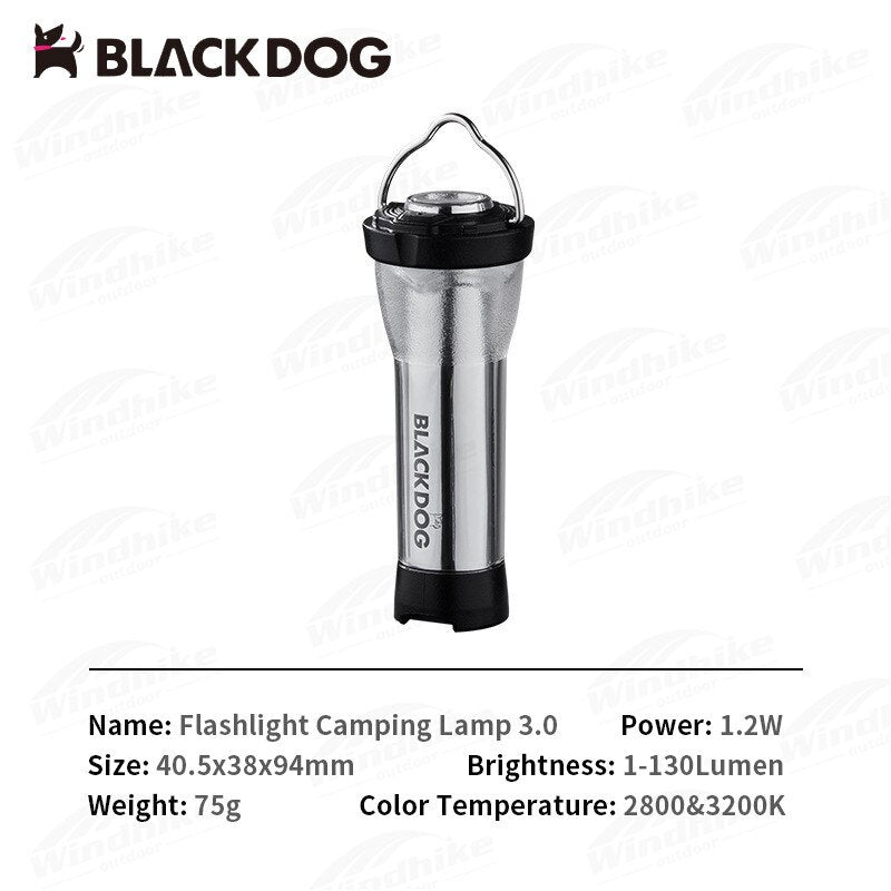 BLACKDOG by Naturehike Lighthouse Camping Lantern USB Charging LED Lamp Light Multi Configuration Outdoor Waterproof Atmosphere Lighting Flashlight