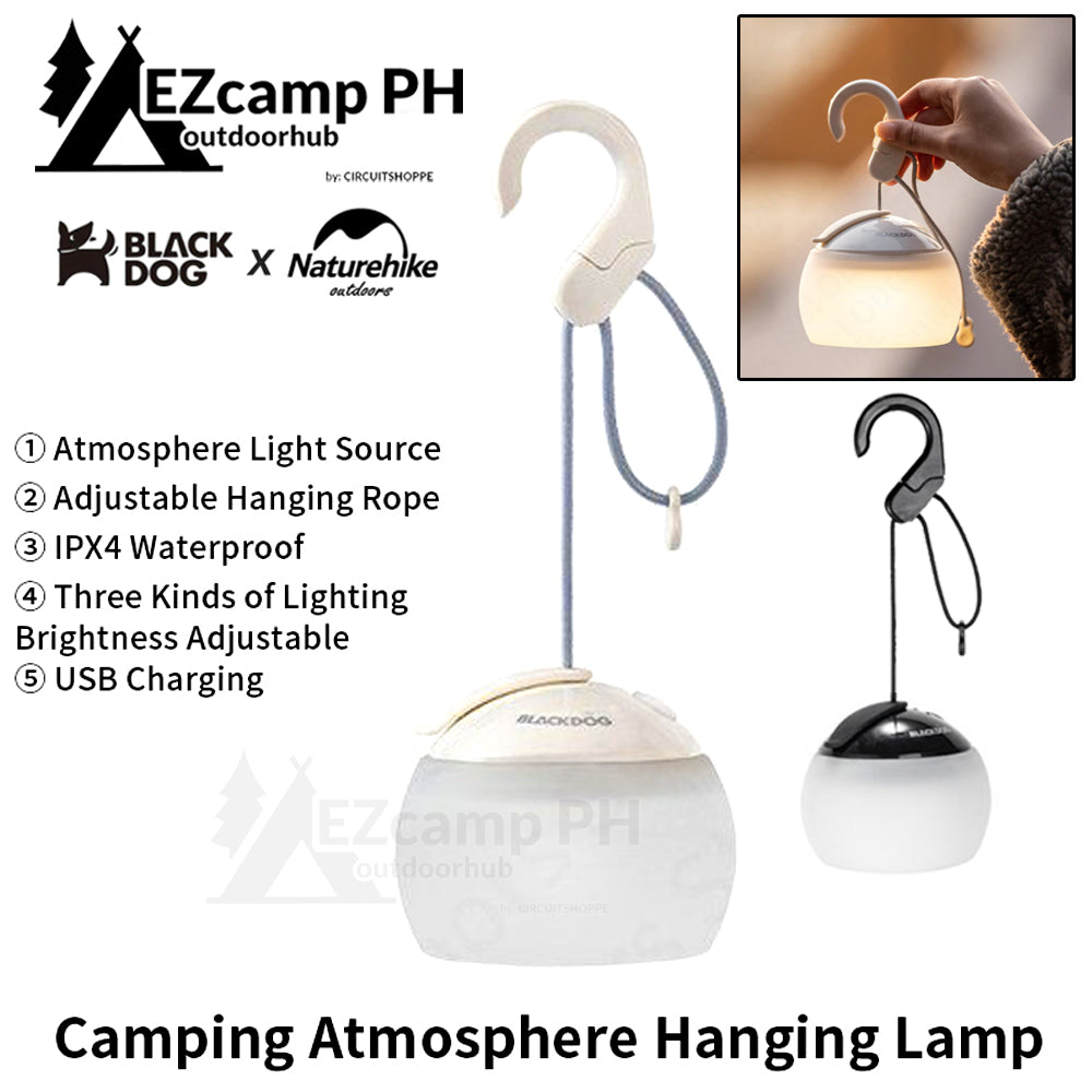 BLACKDOG by Naturehike String Hanging Atmosphere Camping LED Light Camp Ambient Lantern IPX4 Waterproof Hang Soft Lighting USB Battery Charging