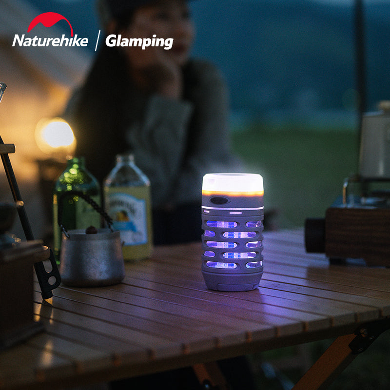 Naturehike Outdoor Mosquito Killer Lamp LED Light Insect Killing Multifunction Camping Lighting USB Rechargeable Lantern IP44 Waterproof