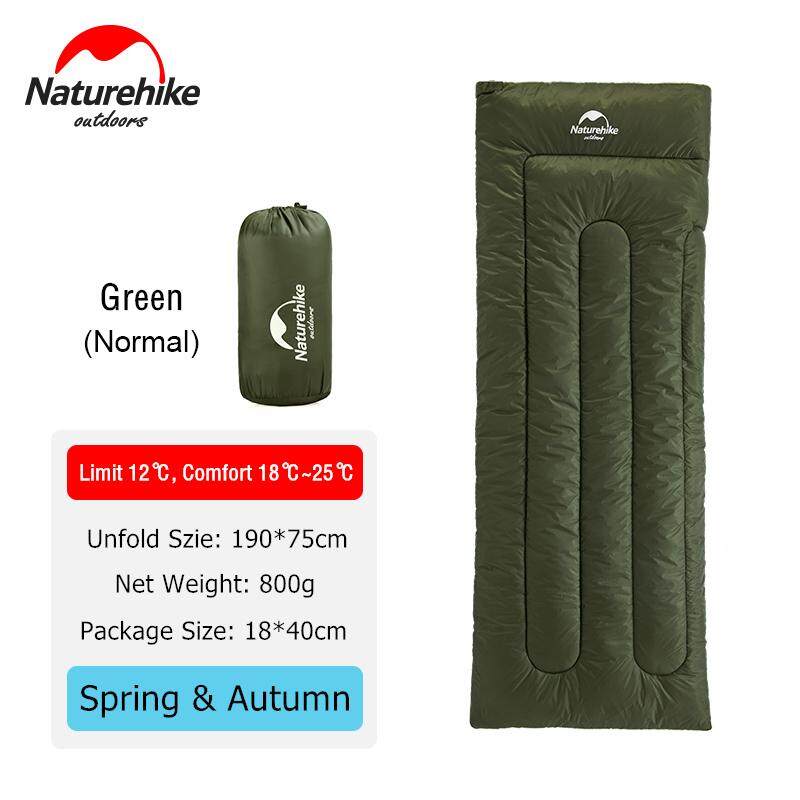 Naturehike H150 Outdoor Envelope Cotton Sleeping Bag Ultralight Portable Water Repellent Breathable Camping Sleeping Bag Nature Hike